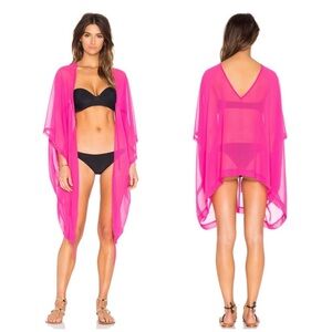 Agent Provocateur Pink Sheer Swim Cover-Up